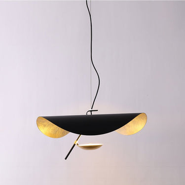 Black Wheel Pendant Light - LUUGAA