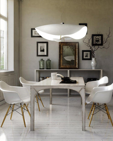 Black Wheel Pendant Light - LUUGAA
