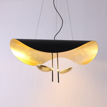 Black Wheel Pendant Light - LUUGAA