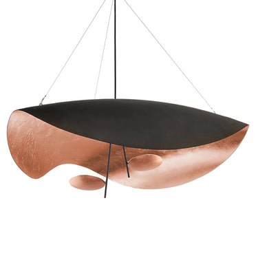 Black Wheel Pendant Light - LUUGAA