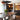 Black Wheel Pendant Light - LUUGAA