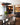 Black Wheel Pendant Light - LUUGAA