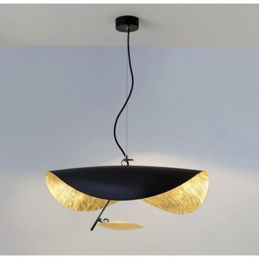 Black Wheel Pendant Light - LUUGAA