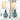 Blue Crackle Glass Table Lamp - LUUGAA