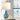 Blue Crackle Glass Table Lamp - LUUGAA