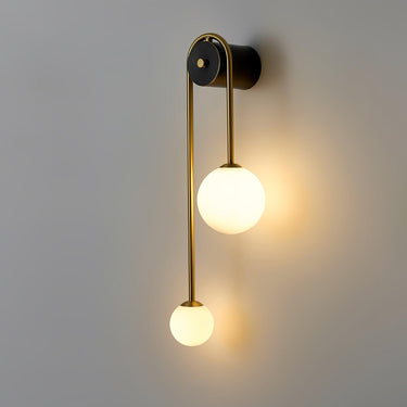 Brass Arc Wall Light - LUUGAA