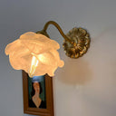 Brass Rose Wall Light - LUUGAA
