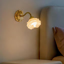 Brass Rose Wall Light - LUUGAA
