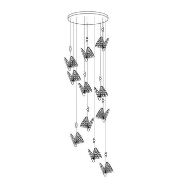 Butterfly Pendant Light - LUUGAA