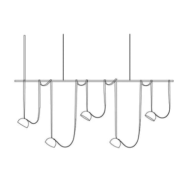 Canvas Suspenders Pendant Light - LUUGAA