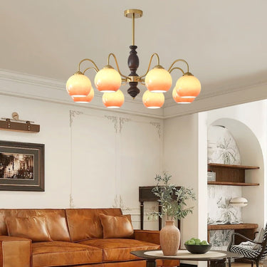 Caramel Orb Chandelier - LUUGAA