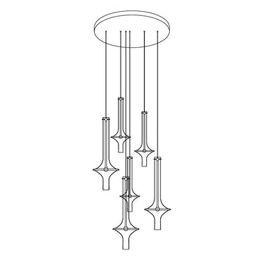 Celeste Suspension Lamp - LUUGAA