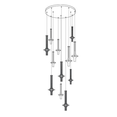 Celeste Suspension Lamp - LUUGAA