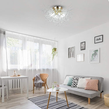 Celestial Bloom Crystal Ceiling Light - LUUGAA