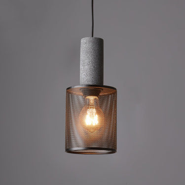 Cement Mesh Pendant Light - LUUGAA