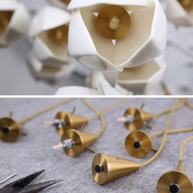 Ceramic Flower Pendant Light - LUUGAA
