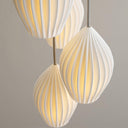 Ceramic Ribbed Pendant light - LUUGAA