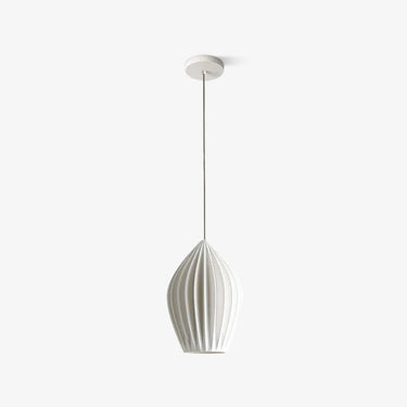 Ceramic Ribbed Pendant light - LUUGAA