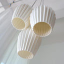 Ceramic Ribbed Pendant light - LUUGAA