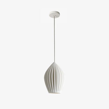 Ceramic Ribbed Pendant light - LUUGAA