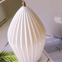 Ceramic Ribbed Pendant light - LUUGAA