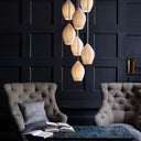 Ceramic Ribbed Pendant light - LUUGAA