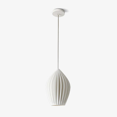 Ceramic Ribbed Pendant light - LUUGAA