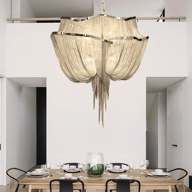 Chains Shimmering Pendant Light - LUUGAA