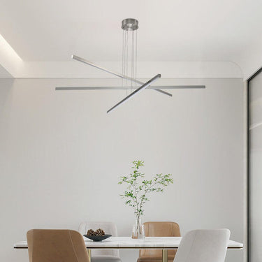 Chandelier Fixture in Silver Integrated LED - LUUGAA