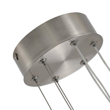 Chandelier Fixture in Silver Integrated LED - LUUGAA