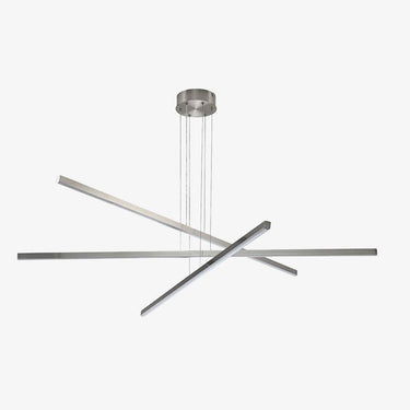 Chandelier Fixture in Silver Integrated LED - LUUGAA