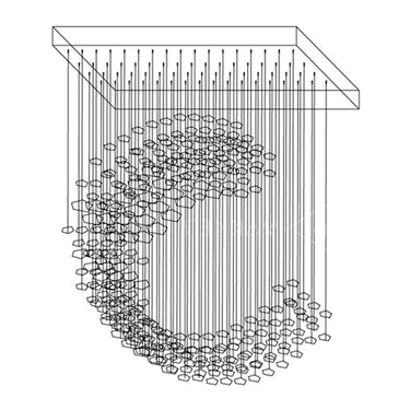 Charcoal Chandelier - LUUGAA