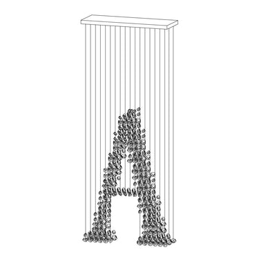 Charcoal Chandelier - LUUGAA