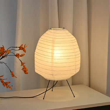 Chestnut - shaped Rice Paper Table Lamp - LUUGAA