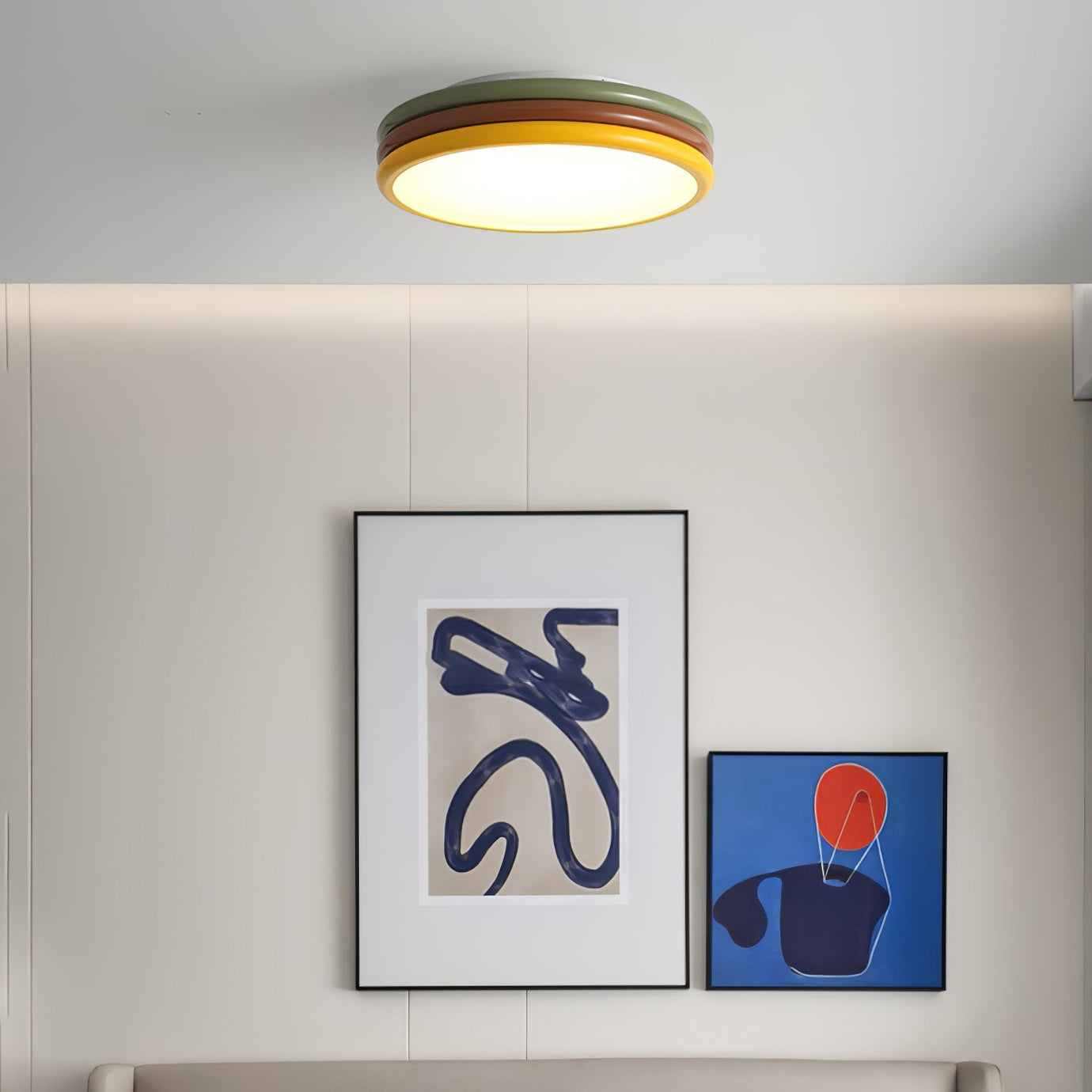 LUUGAA colorful ceiling lamp, modern design, vibrant and colorful ...
