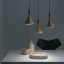 Conical Concrete Pendant Light - LUUGAA