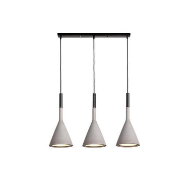 Conical Concrete Pendant Light - LUUGAA