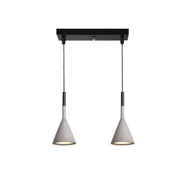 Conical Concrete Pendant Light - LUUGAA