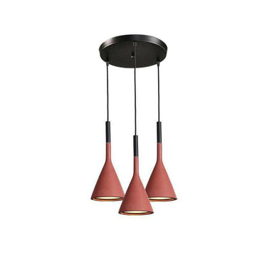 Conical Concrete Pendant Light - LUUGAA