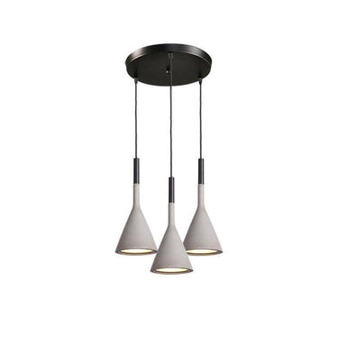 Conical Concrete Pendant Light - LUUGAA
