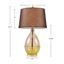 Cortina Ombre Glass Table Lamp - LUUGAA