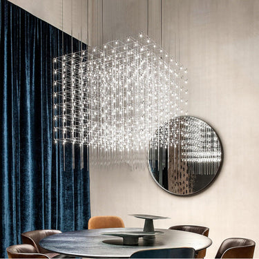Cosmic Cube Led Pendant Light - LUUGAA