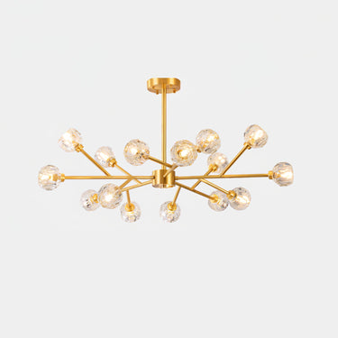 Crystal Ball Round Cluster Chandelier - LUUGAA