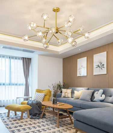 Crystal Ball Round Cluster Chandelier - LUUGAA