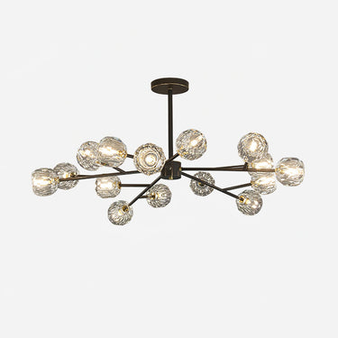 Crystal Ball Round Cluster Chandelier - LUUGAA