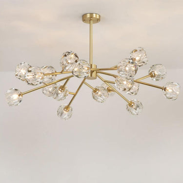 Crystal Ball Round Cluster Chandelier - LUUGAA
