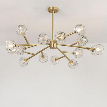 Crystal Ball Round Cluster Chandelier - LUUGAA
