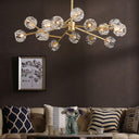 Crystal Ball Round Cluster Chandelier - LUUGAA