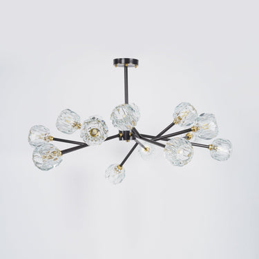 Crystal Ball Round Cluster Chandelier - LUUGAA