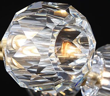 Crystal Ball Round Cluster Chandelier - LUUGAA